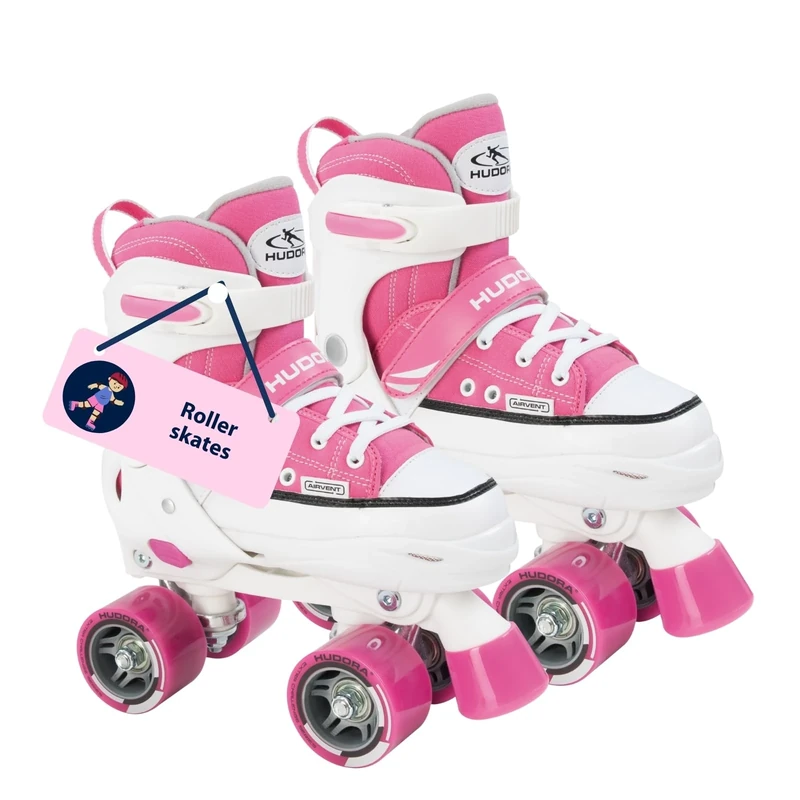 Hudora Adjustable-Size Roller Skates (size 36-39)
