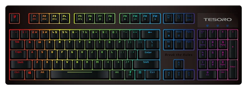 Tesoro Excalibur Spectrum G7SFL Gaming Keyboard - Red - Image 1