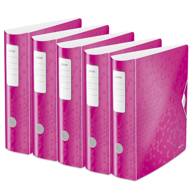 Leitz A4 82 mm Wow Folder - Pink
