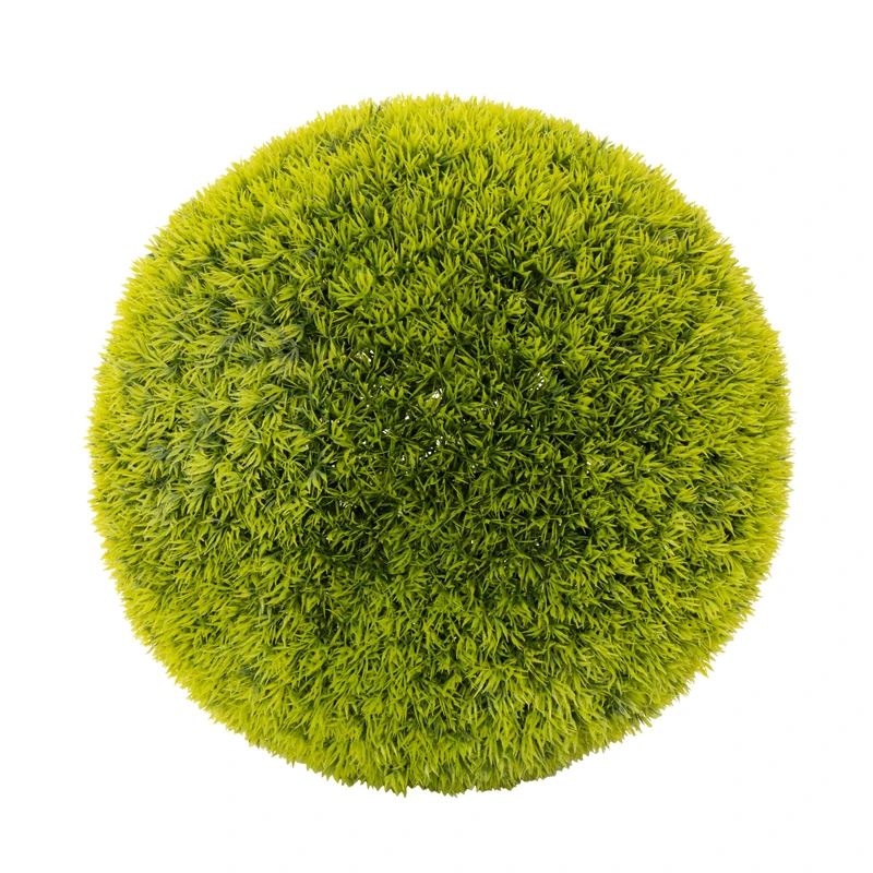 Deco 79 Vinyl Grass Ball, 15-Inch - Image 1