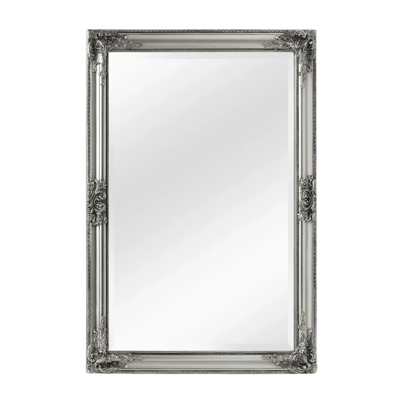 Premier Housewares Rustic Vintage Wall Mirror - Silver