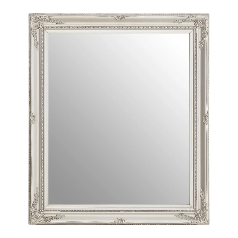 Premier Housewares Classic Wall Mirror, 72 x 62 cm - Silver
