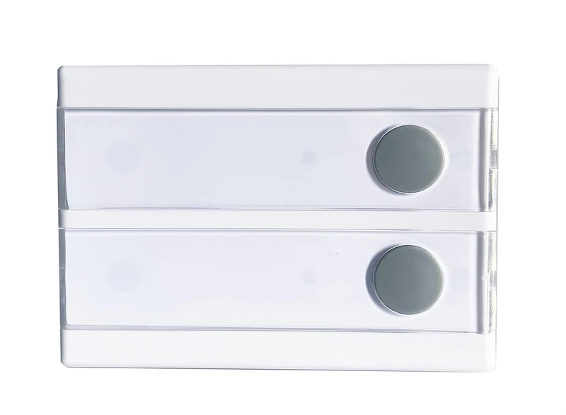 Heidemann HX 70369 Wireless Transmitter (2 Rows, Without Receiver, 8 Melodies Can Be Sent, Range Approx. 150 m, Doorbell, Front Doorbell)