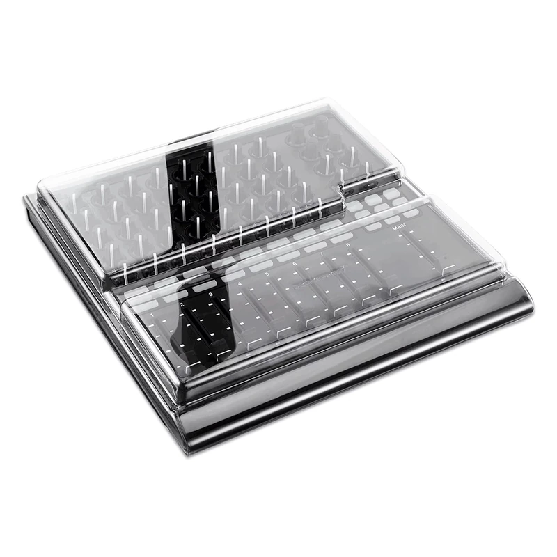 Decksaver Cover for Livid DS-1 - Super-Durable Polycarbonate Protective lid in Smoked Clear Colour, Made in The UK - The DJs' Choice for Unbeatable Protection