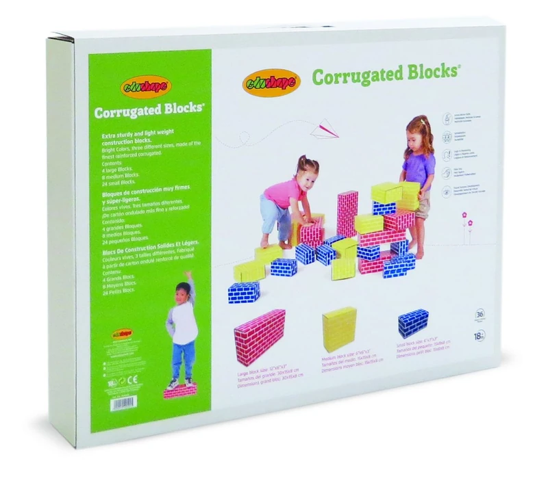 Edushape 709052 Ed – Jeu de construction – edu' Blocks – 52 Pieces