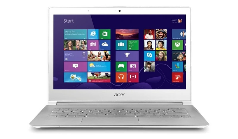 acer Aspire S7 13.3-Inch Touchscreen Notebook (White) - (Intel Core i5-5200U 2.2 GHz, 8 GB RAM, 128 GB SSD, LAN, WLAN, Bluetooth, Webcam, Integrated Graphics, Windows 8.1)