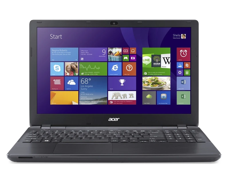 Acer Aspire E5 15.6-Inch Notebook (Black) - (Intel Core i5-5200U 2.2 GHz, 8 GB RAM, 2 TB HDD, DVDRW, LAN, WLAN, Bluetooth, Webcam, Integrated Graphics, Windows 8.1)