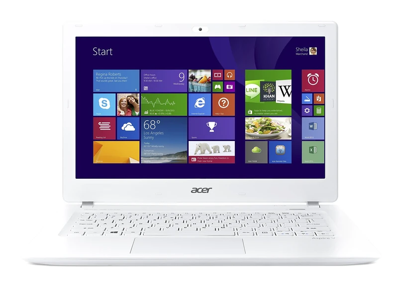 Acer Aspire V3 13.3 inch notebook (White) - (Intel Core i5-5200U 2.2 GHz, 8Gb RAM, 500Gb HDD, LAN, WLAN, BT, Webcam, Integrated Graphics, Windows 8.1)