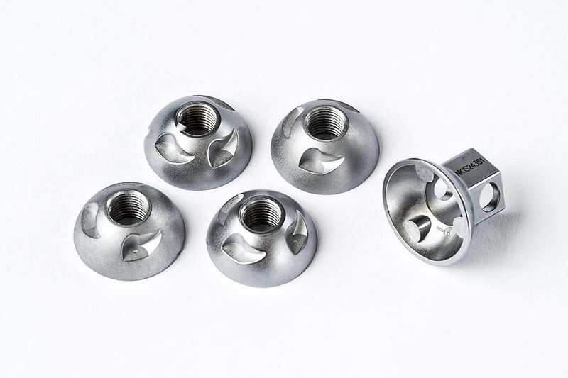 Pinhead Solid Axle Locking Wheel Nuts, Pair - M9 & M10