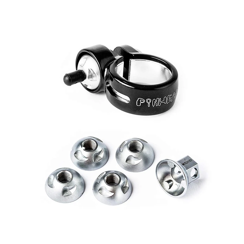Pinhead Solid Axle Locking Wheel Nuts & Seatpost Clamp