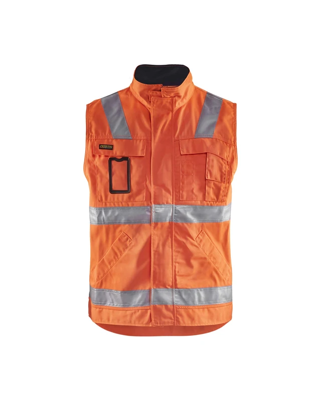 Blakläder 850518045389XXL Size 2X-Large Cl.2 "High Vis" Vest - Orange/Navy Blue