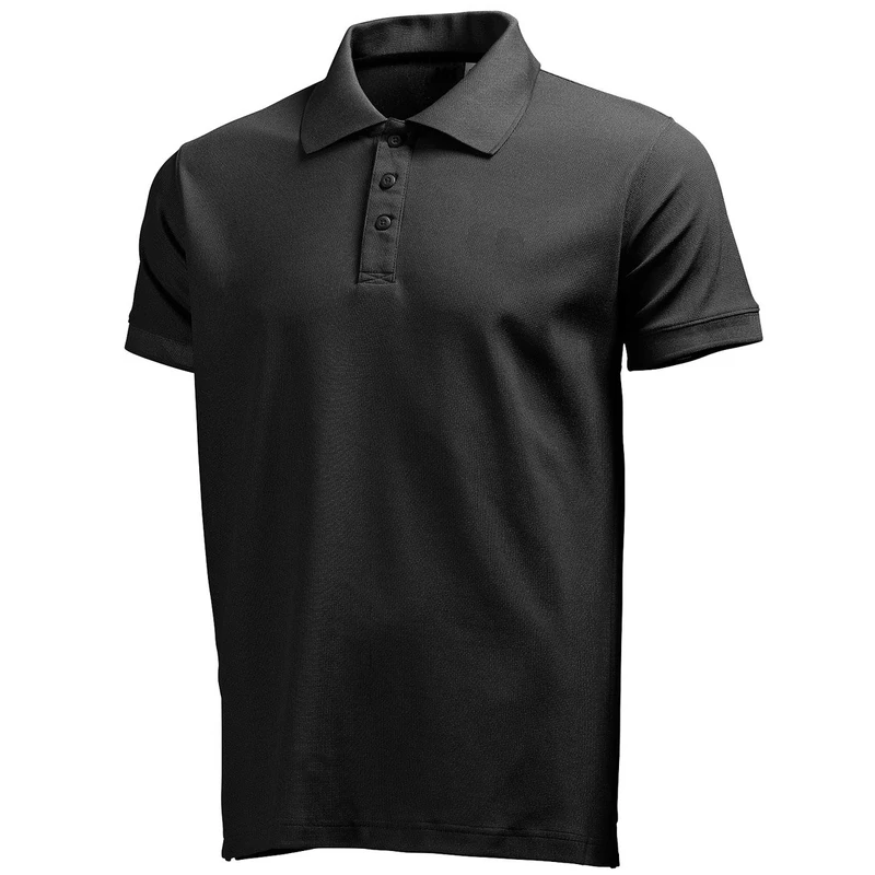 Helly Hansen Men's Riftline Polo Shirt, Black, X-Large