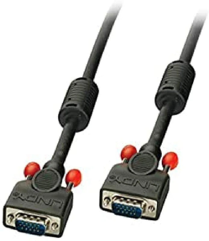 LINDY 15m Premium SVGA Monitor Cable, Black - Image 1