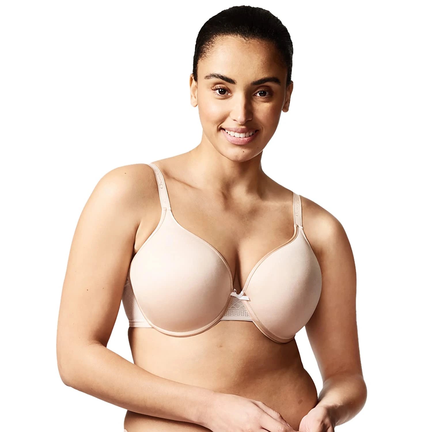 Chantelle Women's C Ideal Back Smoothing Bra Minimizer, Nude/Blush, 30D