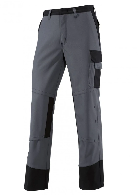 BP 2400-820-5332 Work Trousers, With Pockets, 320,00 G/M², Dark Grey/Black, Size 33L
