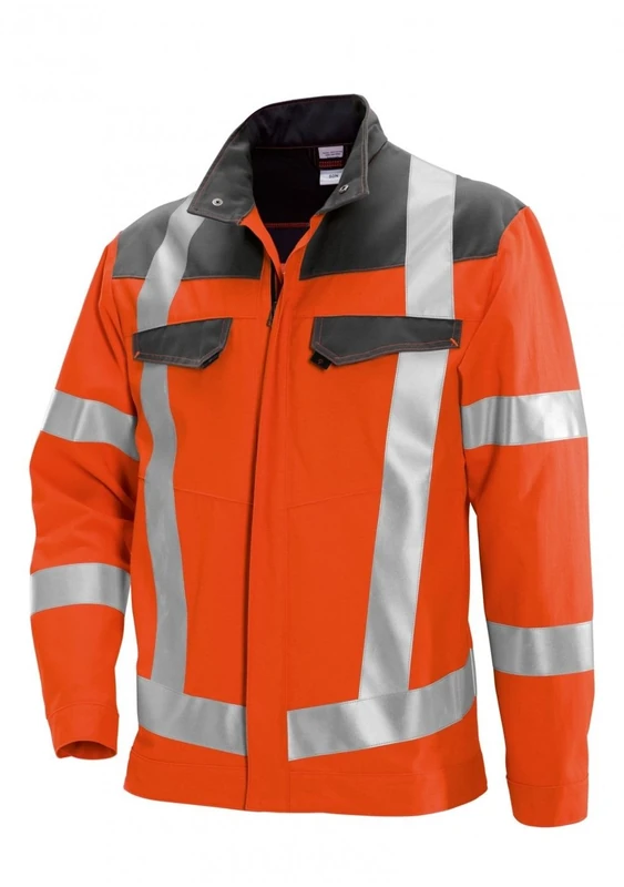 BP 1804-720-110 Bib & Brace, Stretch Braces With Clip Fastenings, 305,00 G/M², Reinforced Cotton, Night Blue, Size 35/36N