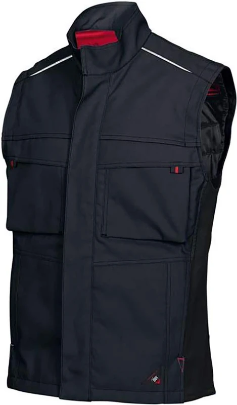 BP 1786-555-32 Thermal Waistcoat, Padded With Thermal Quilted Lining, 295,00 G/M², Fabric Blend, Black/Dark Grey, Size Xl
