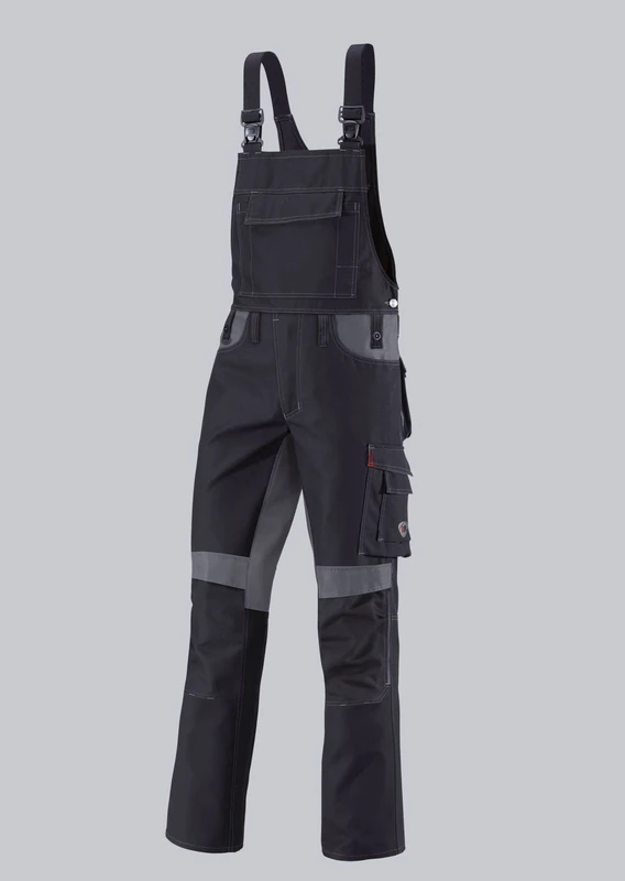 BP 2213-840-8553 Work Trousers, With Elasticated Back, 320,00 G/M², Warning Orange/Dark Grey, Size 34L