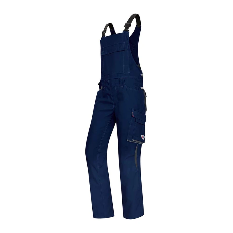 BP 1798-720-110-44l Stretch Braces with Clip Fastenings, 305.00 g/m² Reinforced Cotton, Midnight Blue/Anthracite, 44l