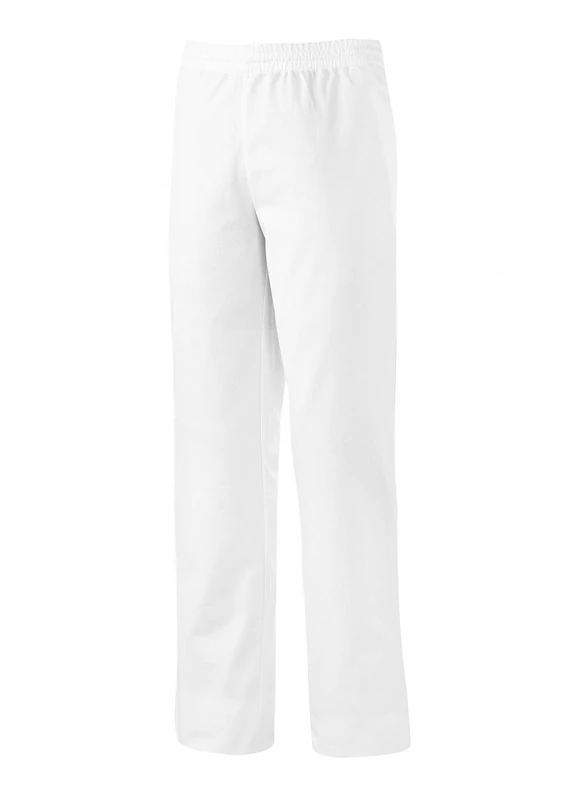 BP 1645-015-21-XLl, Unisex trousers, with elasticated waist 215,00 g/m², fabric blend white, XLl