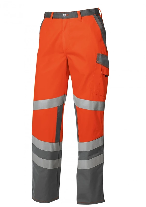 BP 1802-720-110 Bib & Brace, Stretch Braces With Clip Fastenings, 305,00 G/M², Reinforced Cotton, Night Blue/Anthracite, Size 30N