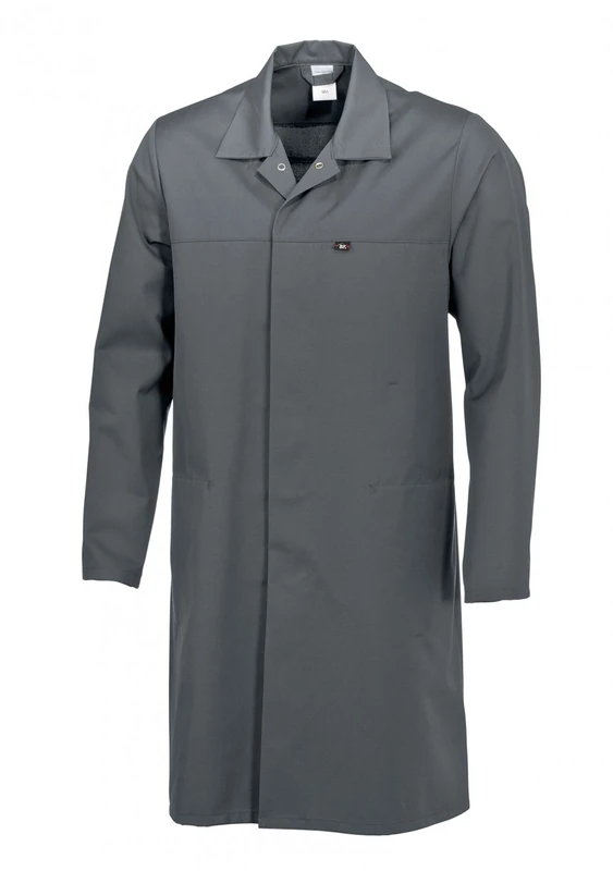 BP 1673-500-53 Unisex Coat, 1/1 Sleeve With Adjustable Slit On Cuff, 210,00 G/M², Fabric Blend, Dark Grey, Size Ms