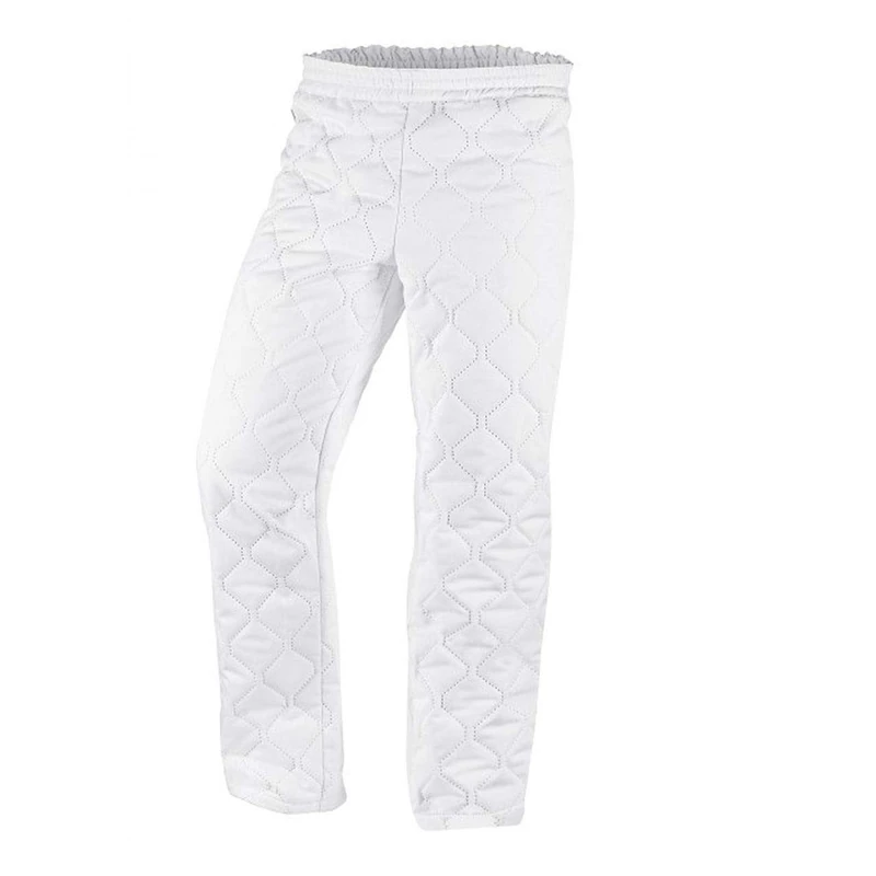 BP 1685-665-21 Quilted Unisex Trousers, With Elasticated Waist, 500,00 G/M², Fabric Blend, White, Size Xln