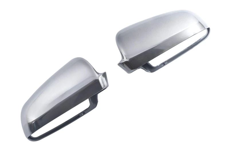 Compatible with A3 S3 8P Alloy Matt Wing Mirror Door Caps Cover Trim Case Housing 03-08