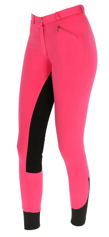 Covalliero Full Seat Kids Breeches Economic, Dark Rose, Size 146