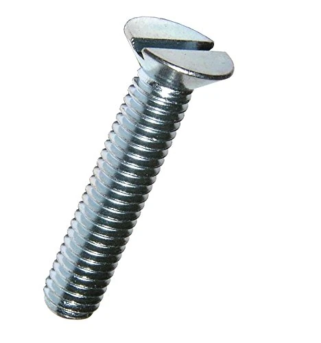 Dresselhaus M12 x 90, Slotted Countersunk Screws 4.8 Galvanised Pack of 50, 0/0420/001/12/90 – 01 - Image 1