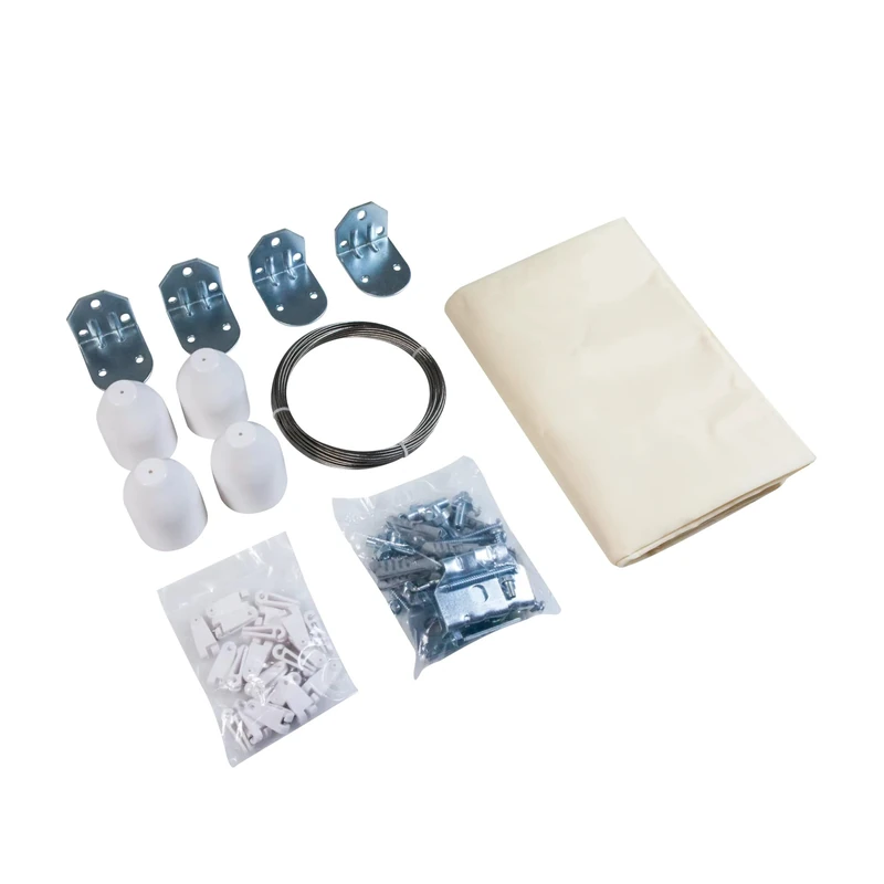 Windhager 10868 Tarp Cable Tensioning Technology Set 270 x 140 CM Cream