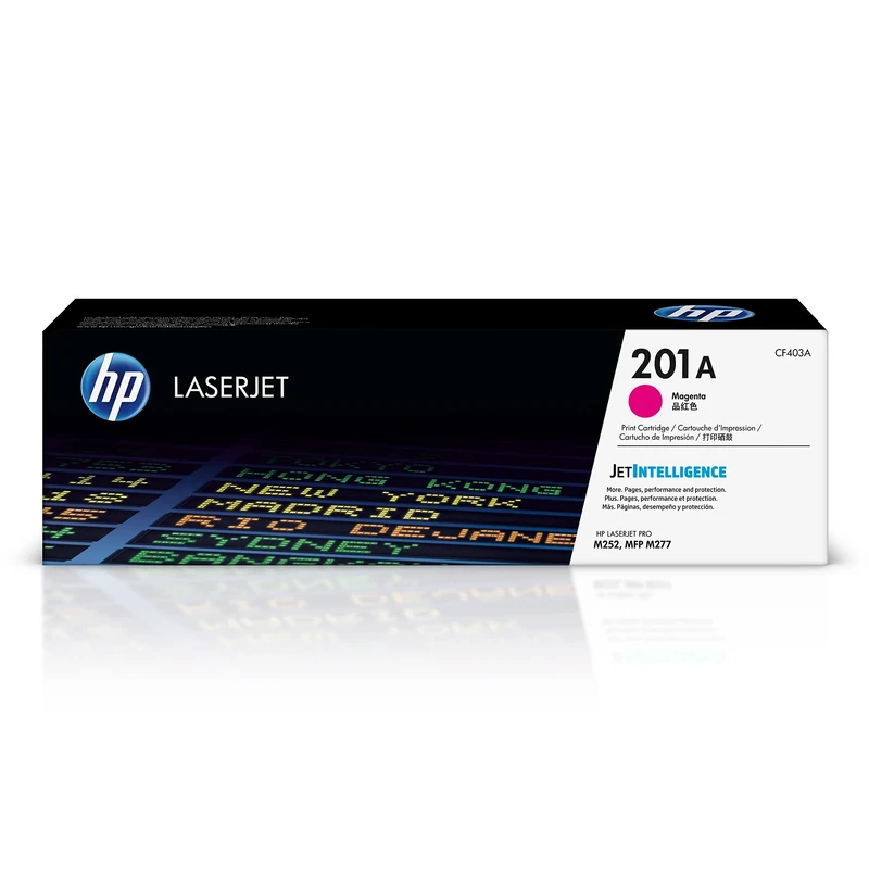HP CF403A 201A Original LaserJet Toner Cartridge, Magenta, Single Pack, Standard
