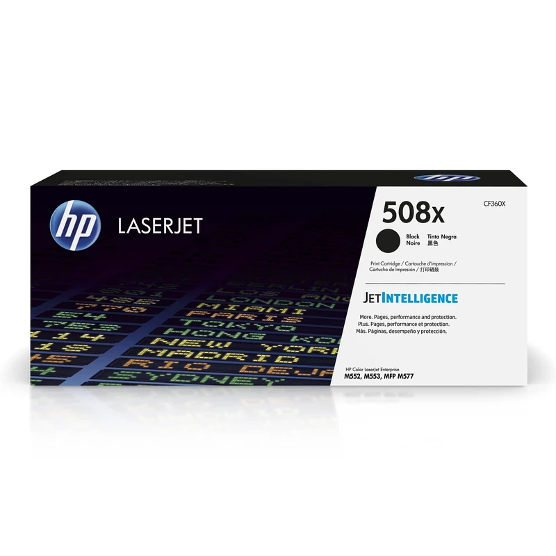 HP CF360X 508X High Yield Original LaserJet Toner Cartridge, Black, Single Pack