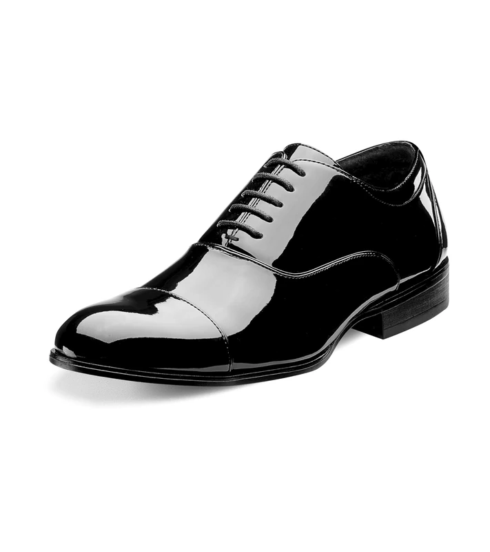 Stacy Adams Gala Tuxedo Dress Shoes, Black Patent, 14.5 UK - Image 1