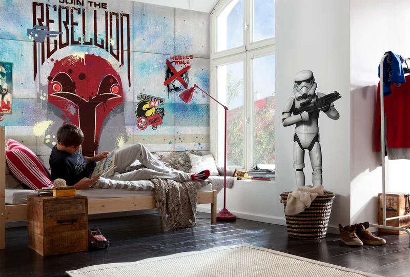 Komar "Star Wars Rebels Wall Wallpaper Mural, Multi-Colour, 8-Piece