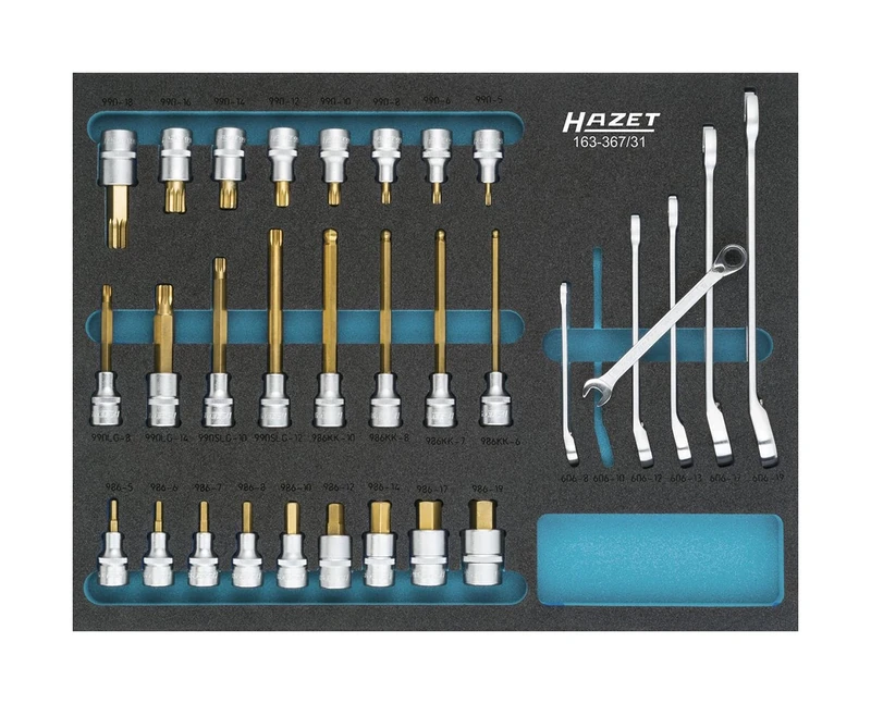 Hazet Socket Spanner Set, 163-367/31
