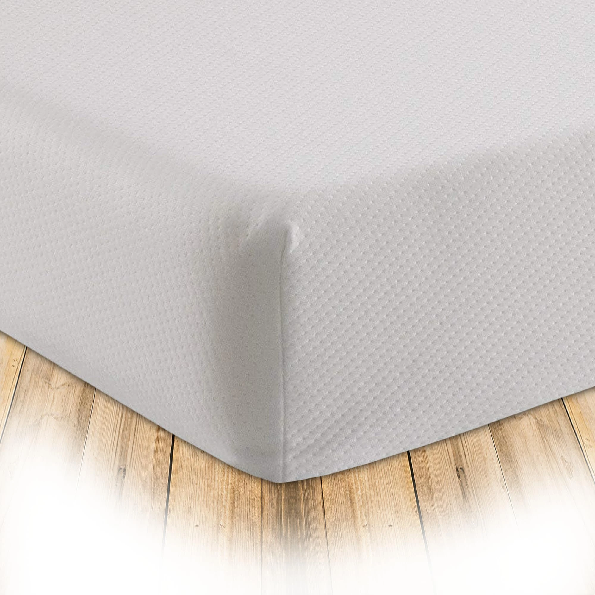 Starlight Beds 6 Inch Deep Single Memory Foam Mattress. Medium Firm with Removable Cover, Firm Foam Base for Support. 3ft Single Mattress (3ft x 6ft3)