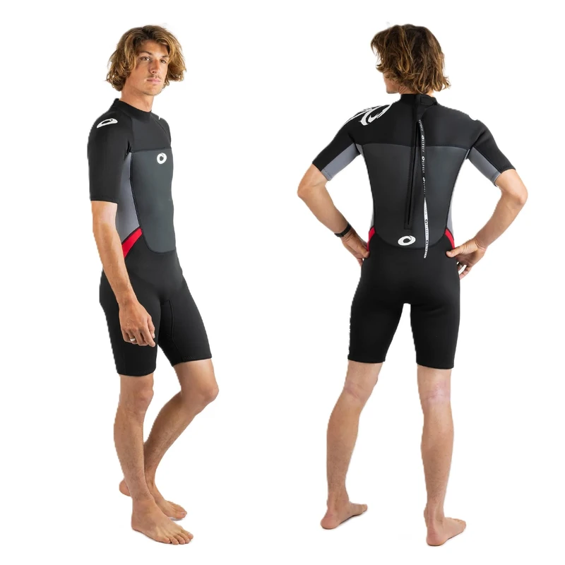 Osprey Men's Osp M - Origin Shorty Wetsuit, Black Red, XXL UK