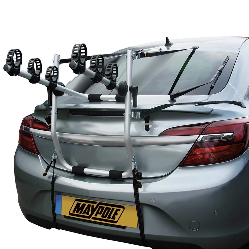 Maypole Rear Mounted Alloy Cycle Carrier for 3 Bikes Total 45 kg
