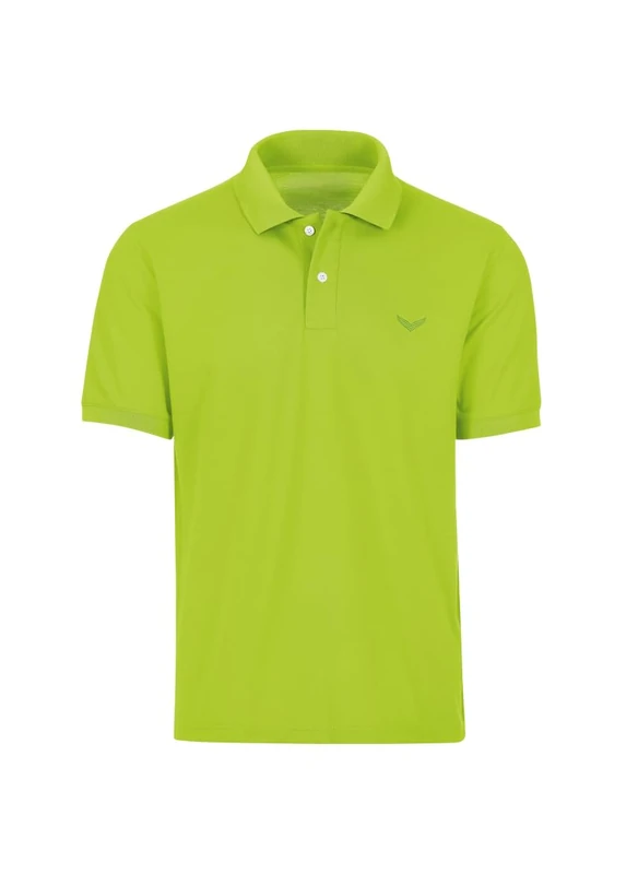 Trigema Men's Deluxe Pique Polo Shirt, Lemon, XL