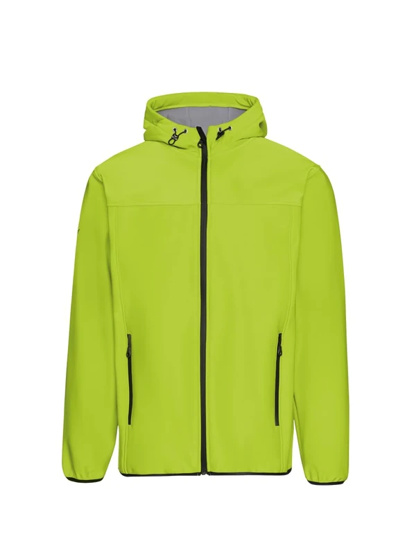 Trigema Men's Softshell-Kapuzenjacke Jacket, Yellow-Gelb (Lemon 271), XXX-Large