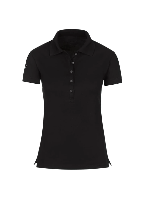 Trigema Women's 526611 Polo Shirt, Black (Black 008), S