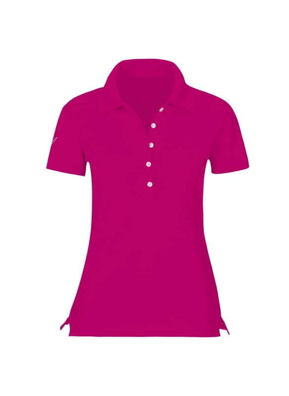 Trigema Women's 526611 Polo Shirt, Purple (Magenta 030), Large