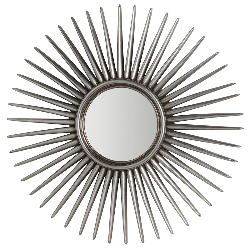 Premier Housewares Alfano Wall Mirror, 78 x 78 x 4 cm - Silver - Image 1