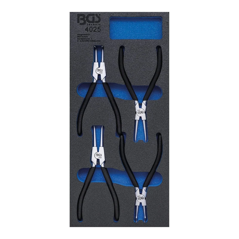 BGS 4025 | Tool Tray 1/3: Circlip Pliers Set | 4 pcs.