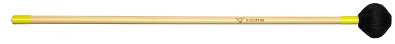 Vater Drumsticks V-CEV31M Concert Ensemble Series Vibraphone - Medium Mushroom - Black