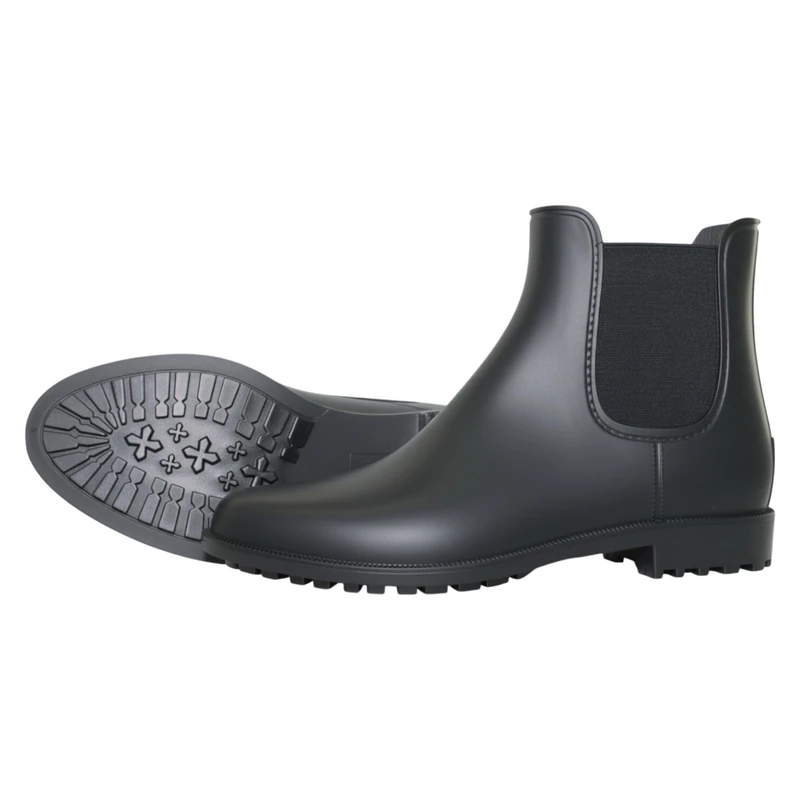 PFIFF Women's Jodhpur Boots (PVC Riding Boots) Black 41