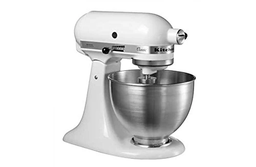 KitchenAid 5K45SSBWH Classic Stand Mixer - White.