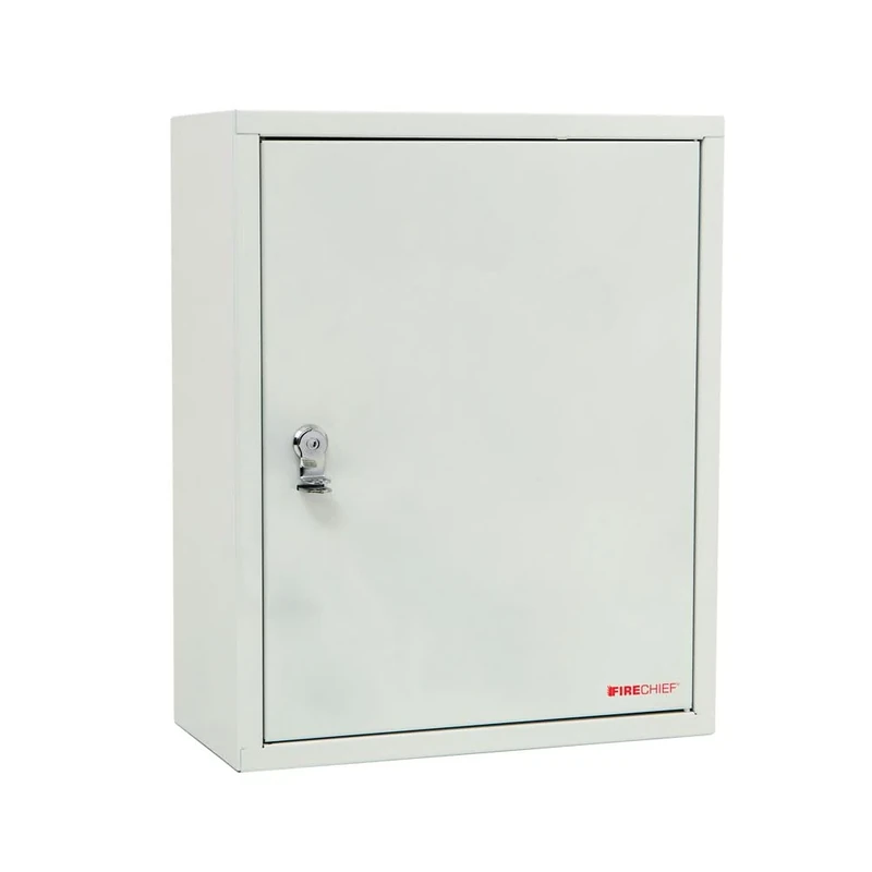 Firechief Document Cabinet, Metal, White, A4