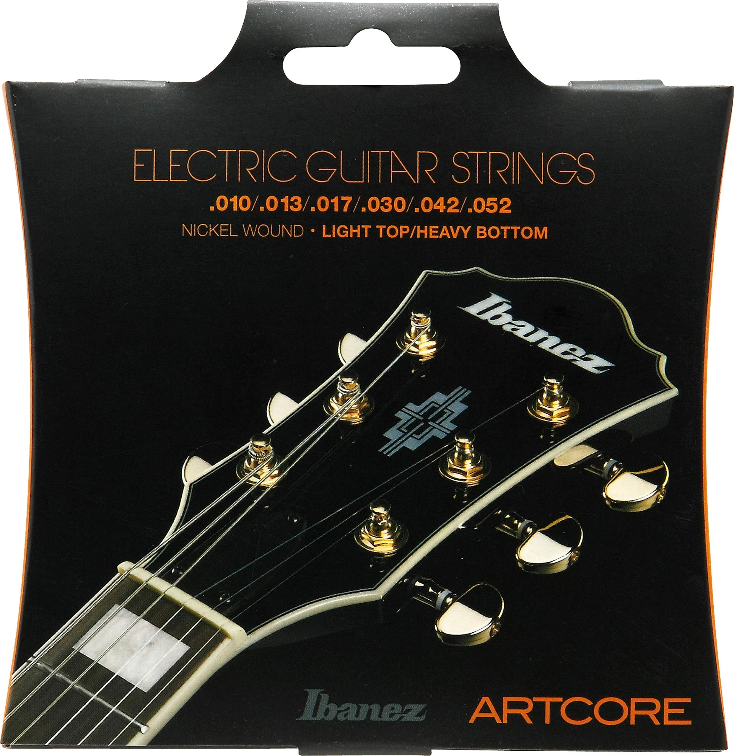Ibanez IEGS62 Art Core Electric Guitar String Set for Hollow Body Guitars - Light Top/Heavy Bottom, 1.5 cm*10.5 cm*10.5 cm